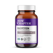 New Chapter front packaging showing magnesium and ashwagandha benefits