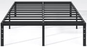 NEW JETO full bed frame front view showing minimalist profile and sturdy support