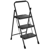 NEWBULIG front view of ladder showing sturdy frame and steps for confident use
