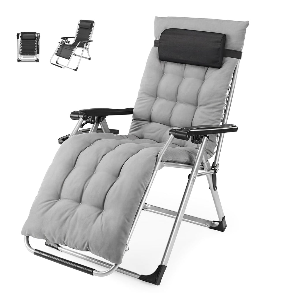 NEWBULIG vista frontal de la silla reclinable mostrando comodidad y soporte