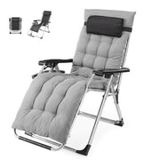 NEWBULIG vista frontal de la silla reclinable mostrando comodidad y soporte