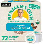 Newman's Own front packaging showing 72-count bulk convenience