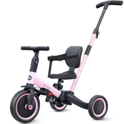 newyoo TR007 vista frontal del triciclo mostrando estructura y diseño, seguridad evidente