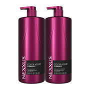 Nexxus frasco frontal del set que muestra protección de color