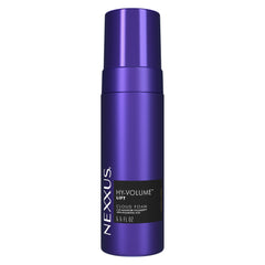 Nexxus envase frontal mostrando volumen ligero y elegante