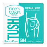 Nice 'N Clean paquete frontal mostrando diseño y cantidad, conveniencia inmediata