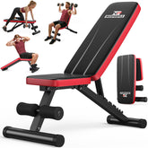 NICEPEOPLE bench front view showing sturdy frame and ergonomic design benefit stability