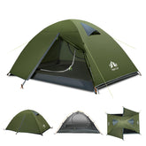 Night Cat front view of tent pitched showing quick setup benefit