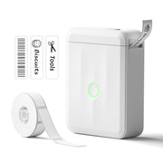 NIIMBOT D110 front view showing compact design and logo, promotes portability