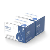 Ninestars front packaging showing 90-count 21-gallon bags and clear benefits