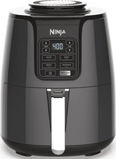 Ninja AF101 front view showing controls and compact countertop benefit