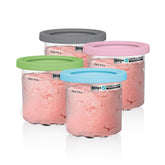 Ninja pints front packaging showing four colored lids and BPA-free benefit