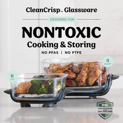 Ninja Crispi 6‑cup container with a personal meal ready in minutes