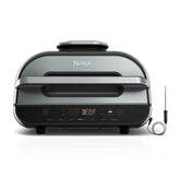 Ninja Foodi smart xl front view showing control panel and sleek finish for easy countertop use