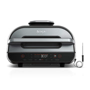 Ninja Foodi smart xl front view showing control panel and sleek finish for easy countertop use