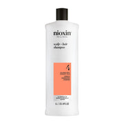 NIOXIN System 4 front bottle showing professional packaging and clearer scalp benefit