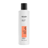 Nioxin envase frontal mostrando producto profesional y confianza