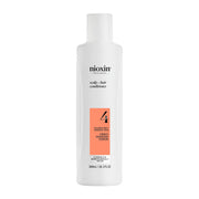 Nioxin envase frontal mostrando el acondicionador y su beneficio de densidad