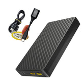 Nitecore NB20000 Gen 3 vista frontal mostrando su carcasa robusta y compacta