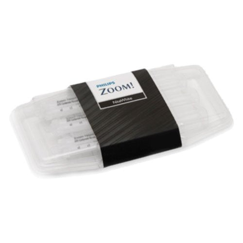 NiteWhite gel blanqueador 3 pack packaging frontal mostrando jeringas y beneficio de dosificación precisa