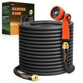 Nitigo front view showing 100FT hose and included nozzle, highlighting portability
