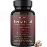 Nivara FerraVital frente del envase muestra presentación y beneficio de soporte de hierro