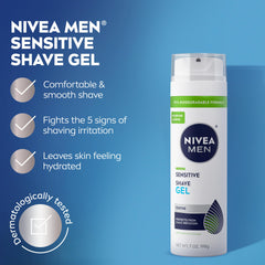 NIVEA MEN bálsamo post-afeitado detalle del envase, calma la piel