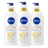 NIVEA pack of three front label showing product and size benefits