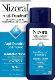 Nizoral frasco frontal 207 ml mostrando presentación y beneficio anticaspa