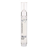 No7 botella frontal del serum que muestra diseño y uso práctico