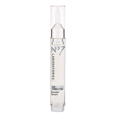 No7 botella frontal del serum que muestra diseño y uso práctico