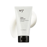 No7 envase frontal del exfoliante mostrando presentación y branding
