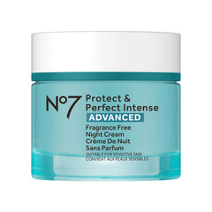 No7 protector y perfect frontal del envase mostrando diseño y beneficio hidratante