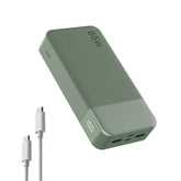 NOBIS vista frontal del power bank mostrando diseño elegante y portabilidad