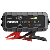 NOCO GB50 front view showing compact design and controls for reliable starts