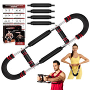 NOONCRAZY Twister Arm Trainer front packaging showing included parts and benefits