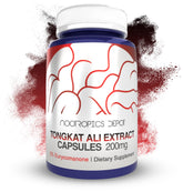 Nootropics Depot frasco frontal mostrando cápsulas y sello de estandarización