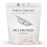 NorCal Organic envase frontal mostrando la presentación y ventaja vegana