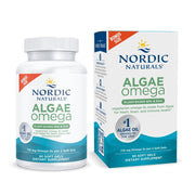 Nordic Naturals front packaging showing plant-based omega-3 benefits