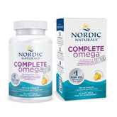nordic naturals front packaging showing product benefits and lemon flavor