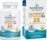 Nordic Naturals frasco frontal mostrando etiqueta y beneficios claros