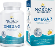 Nordic Naturals frente del envase mostrando 60 cápsulas y diseño claro