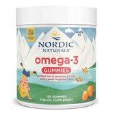 Nordic Naturals front packaging showing bottle and brand benefits