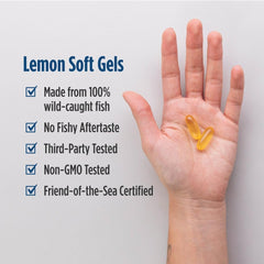 Nordic Naturals gotas de aceite demostrando textura y pureza