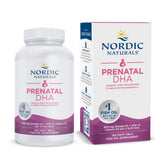 Nordic Naturals front packaging showing prenatal DHA benefits and serving size