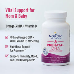 Nordic Naturals cápsulas en mano para visualizar dosificación clara