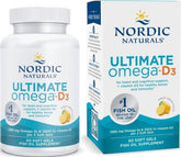 Nordic Naturals front label showing product name and benefits