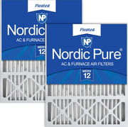 Nordic Pure vista frontal del empaque mostrando dimensiones y beneficio de ajuste preciso