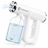 NORDMOND front view showing compact cordless design and easy-grip handle for mobility