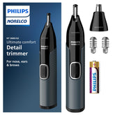 Norelco Philips Nose Trimmer 3000 frontal con diseño ergonómico y manejo cómodo